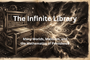 The Infinite Library: Many-Worlds, Molinism, and the Mathematics of Providence